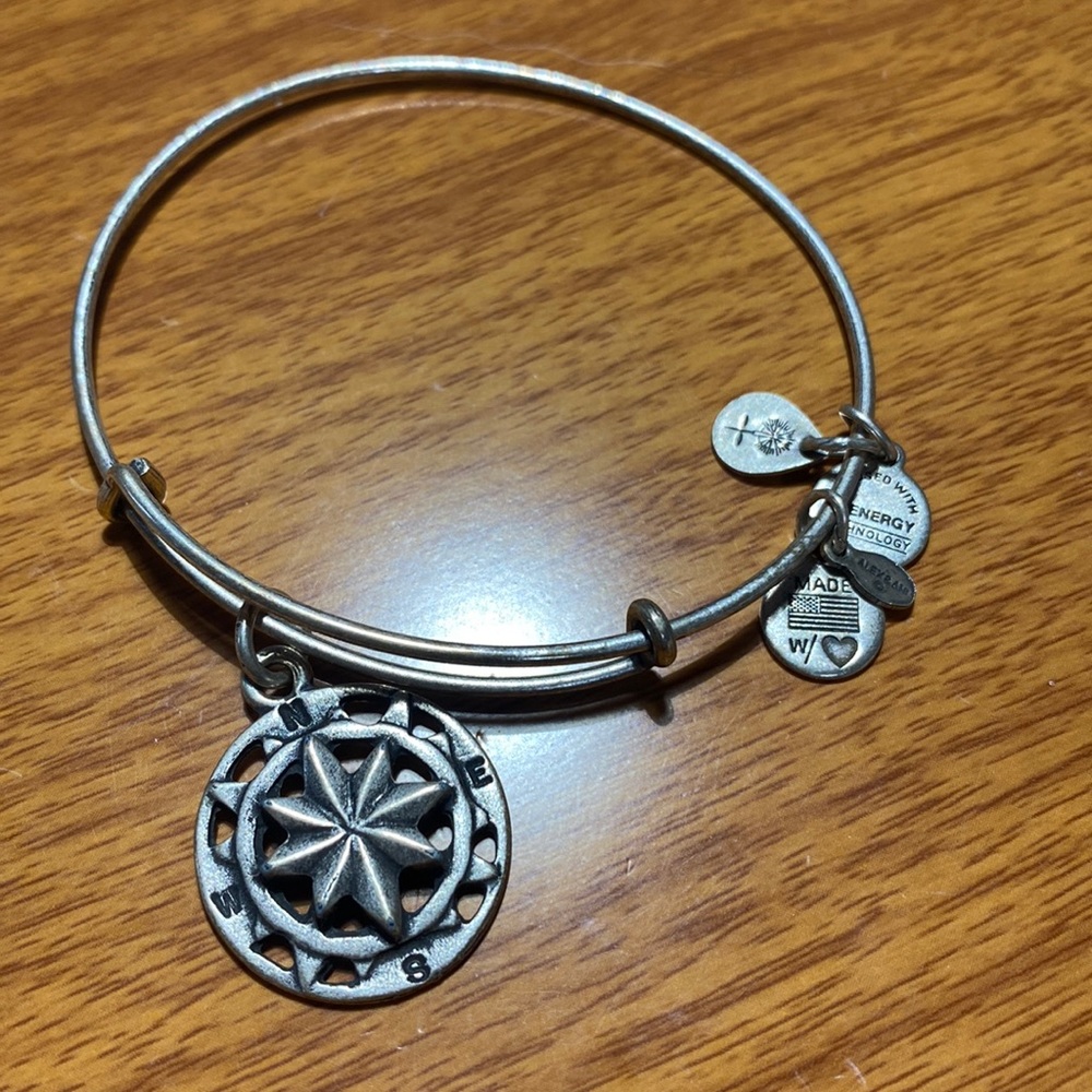 Alex and Ani COMPASS Charm Bangle